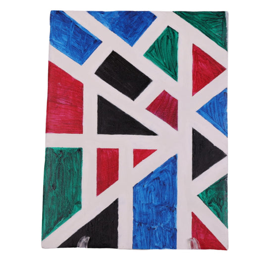 Angles 16 x 12 Painting by Bonnie M.