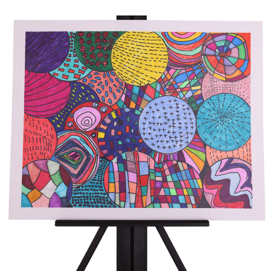 Balloon Festival 20 x 16 Drawing by Jiezl G.