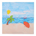 Load image into Gallery viewer, Beach Time 12 x 12 Painting by Dana W.