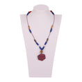 Load image into Gallery viewer, Beaded Hexagon Pendant Necklace by Ignacia H.