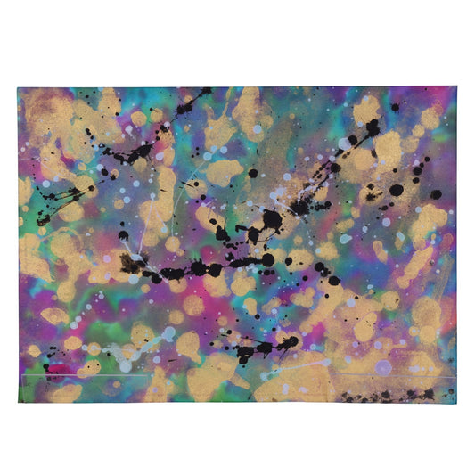 Black Stars 14 x 10 Mixed Media by Yvette J.