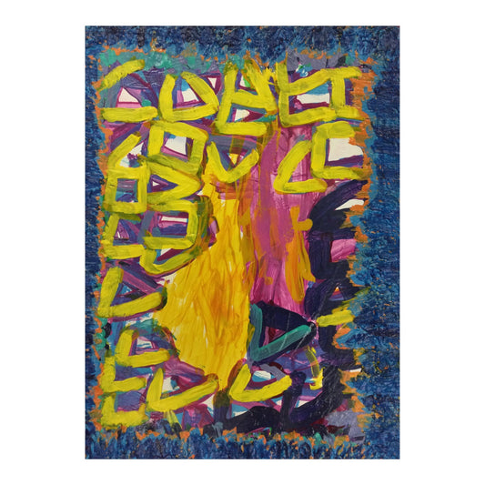 Blue Frame 9x12 Painting by Sean M.