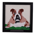 Load image into Gallery viewer, Bulldog 8 x 8 Painting by Caesar G.
