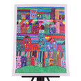 Load image into Gallery viewer, City of Colors 24 x 18 Drawing by Kelly C.