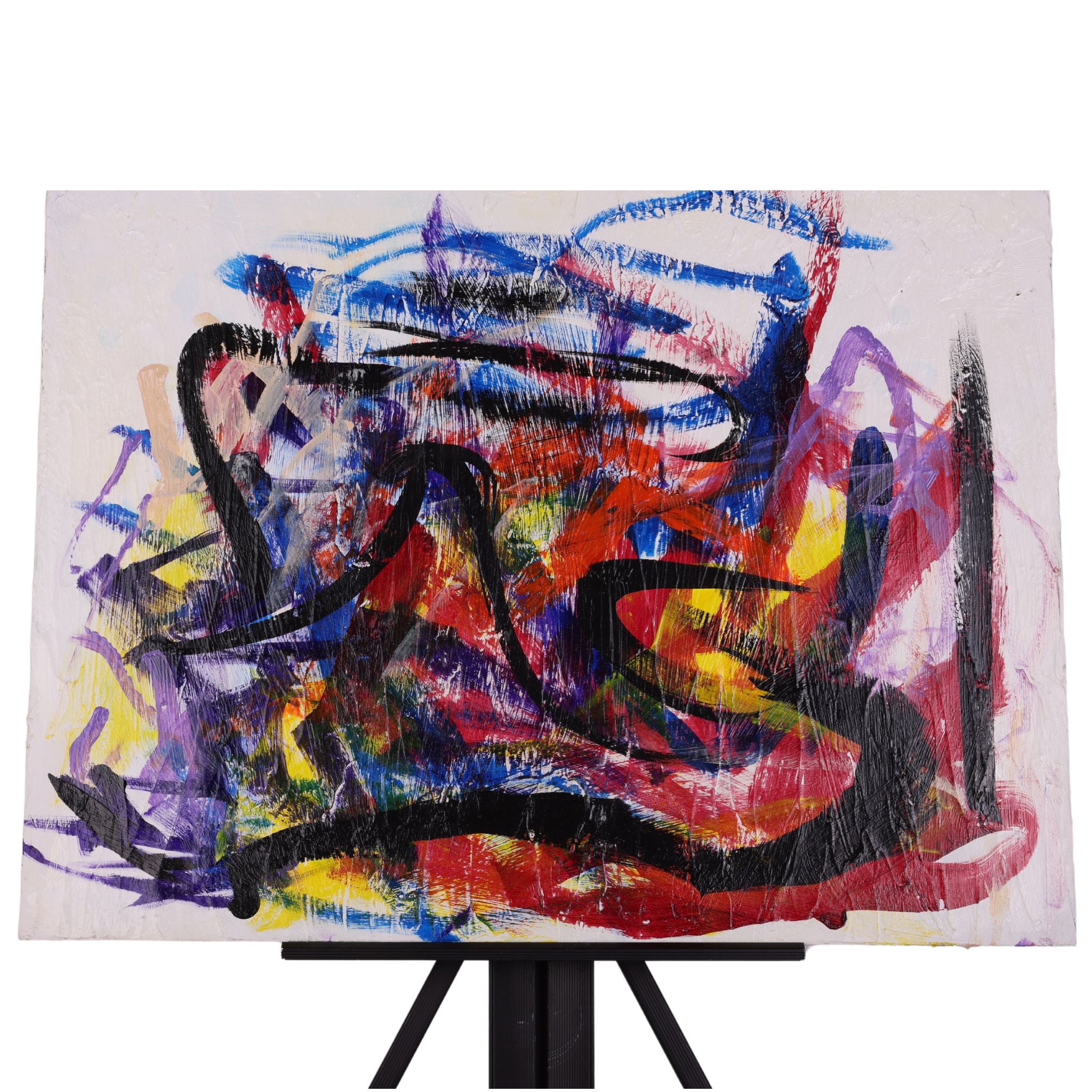 Color Riot 24 x 18 Painting by Jason H.