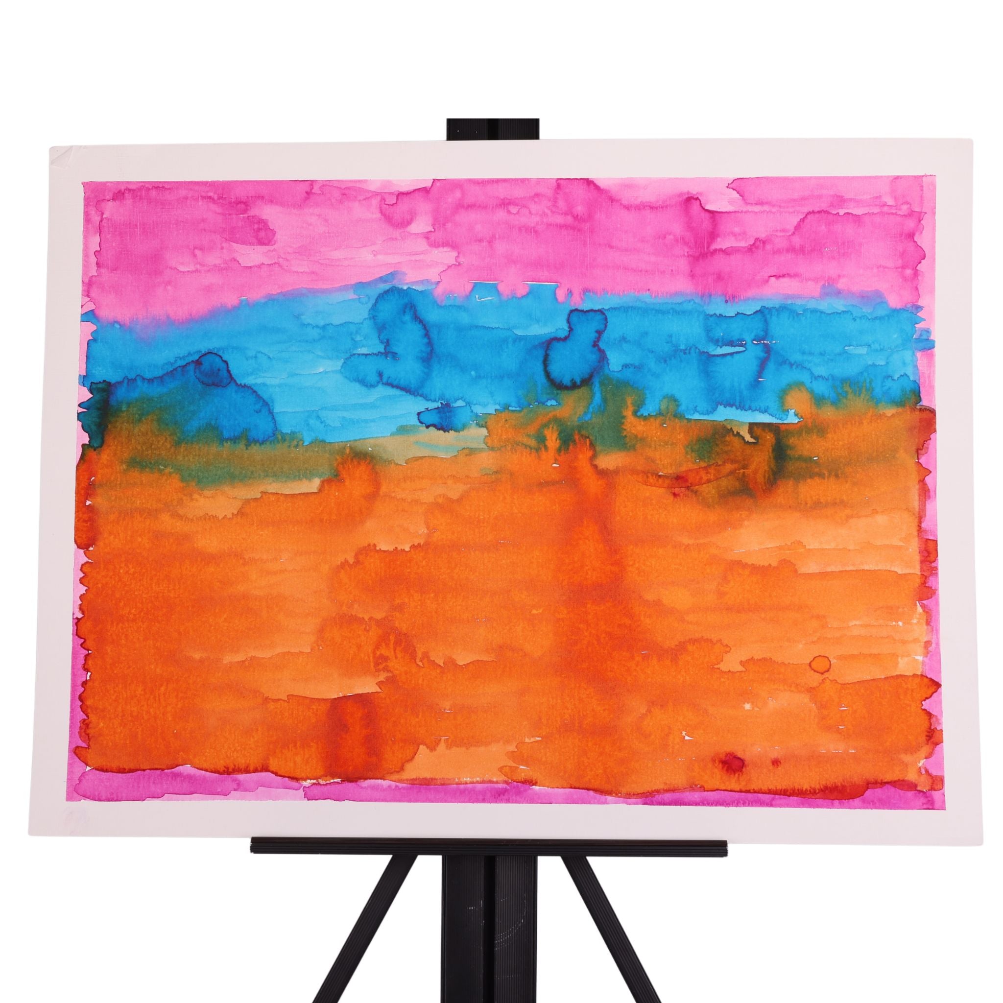 Contrasting Illusions 24 x 18 Painting by Donald H.