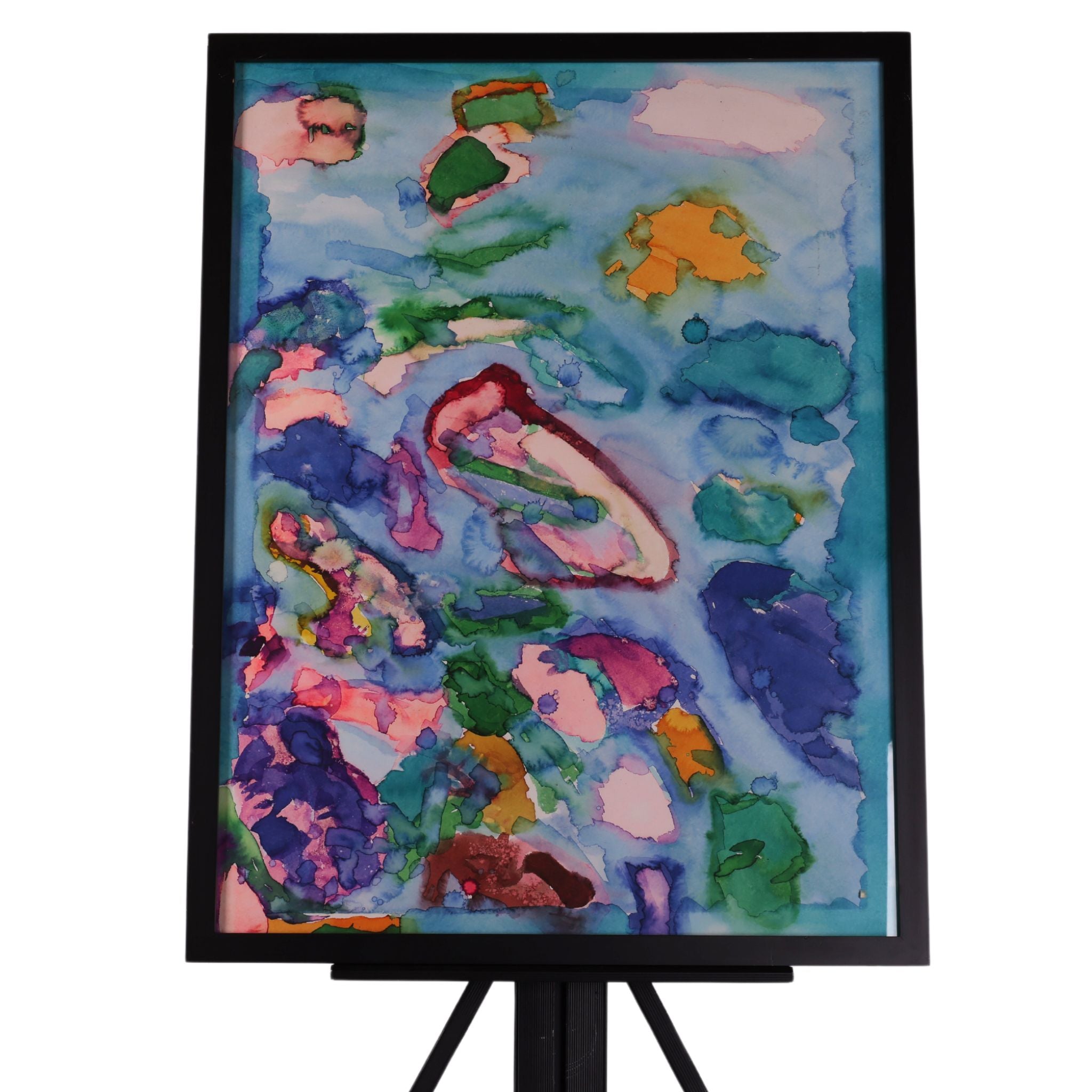 Coral Reef 25 x 19 Painting by Ignacia H.