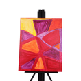 Load image into Gallery viewer, Dimension Color Tiles 16 x 20 Painting by Lauren W.
