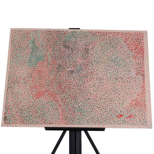 Dot 2 Dot 30 x 22 Drawing by Sarah B.