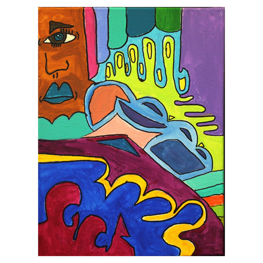 Dream Creator 12x16 Painting by Crezette M.