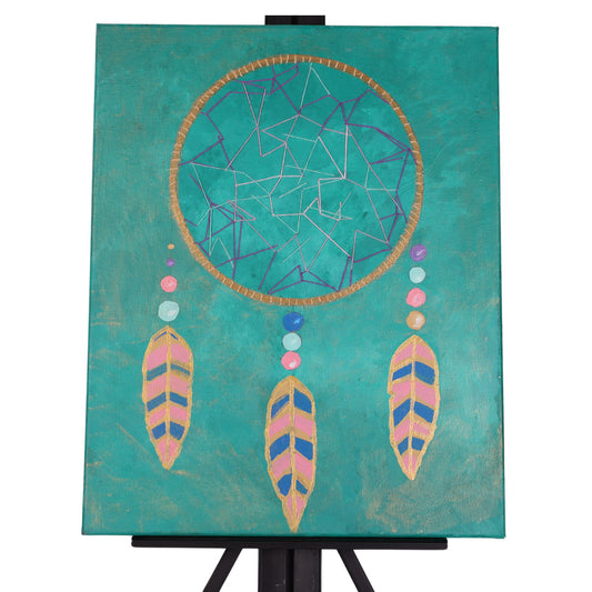 Dreamcatcher 16 x 20 Mixed Media by Dana W.