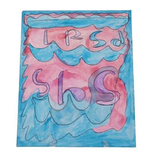 Dreaming in Letters 16x20 Painting by Christopher C.