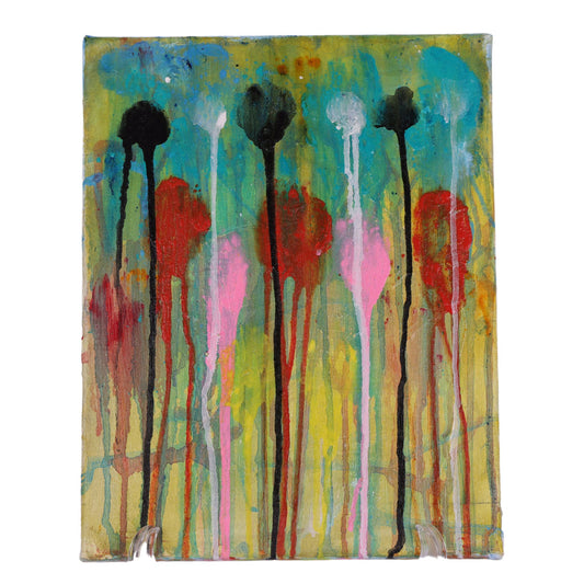 Dreary Balloons 14 x 11 Painting by Sharen G.