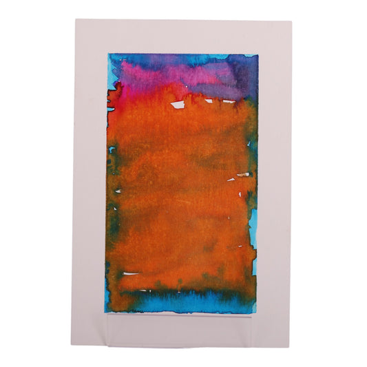 Enigmatic Rust 9 x 6 Painting by Donald H.
