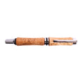 Load image into Gallery viewer, Figured Wood Cameron Rollerball Black Ink Pen By Jasmine M. 00188