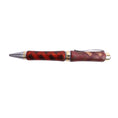 Load image into Gallery viewer, Figured Wood Big Ben Twist Black Ink Pen By Cory B. 00267