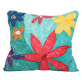 Load image into Gallery viewer, Floral Button 19 x 19 Throw Pillow by Dana W.