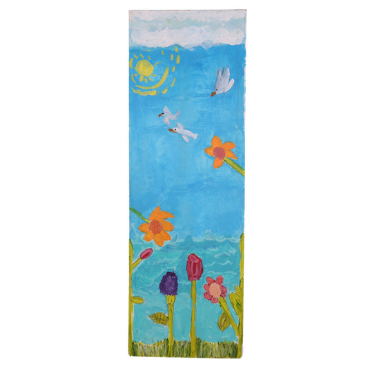 Fly Away 12 x 36 Painting by Lena G.