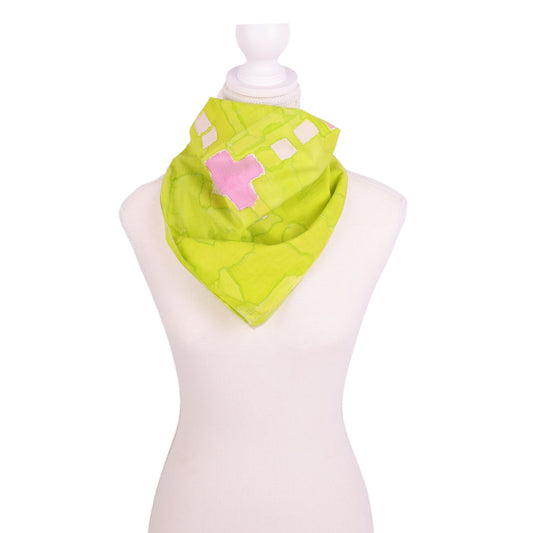 Geo Addition 22 x 22 Scarf by CJ T.