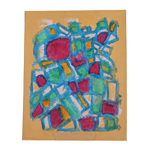 Geo Collide 14 x 11 Painting by Sean M.