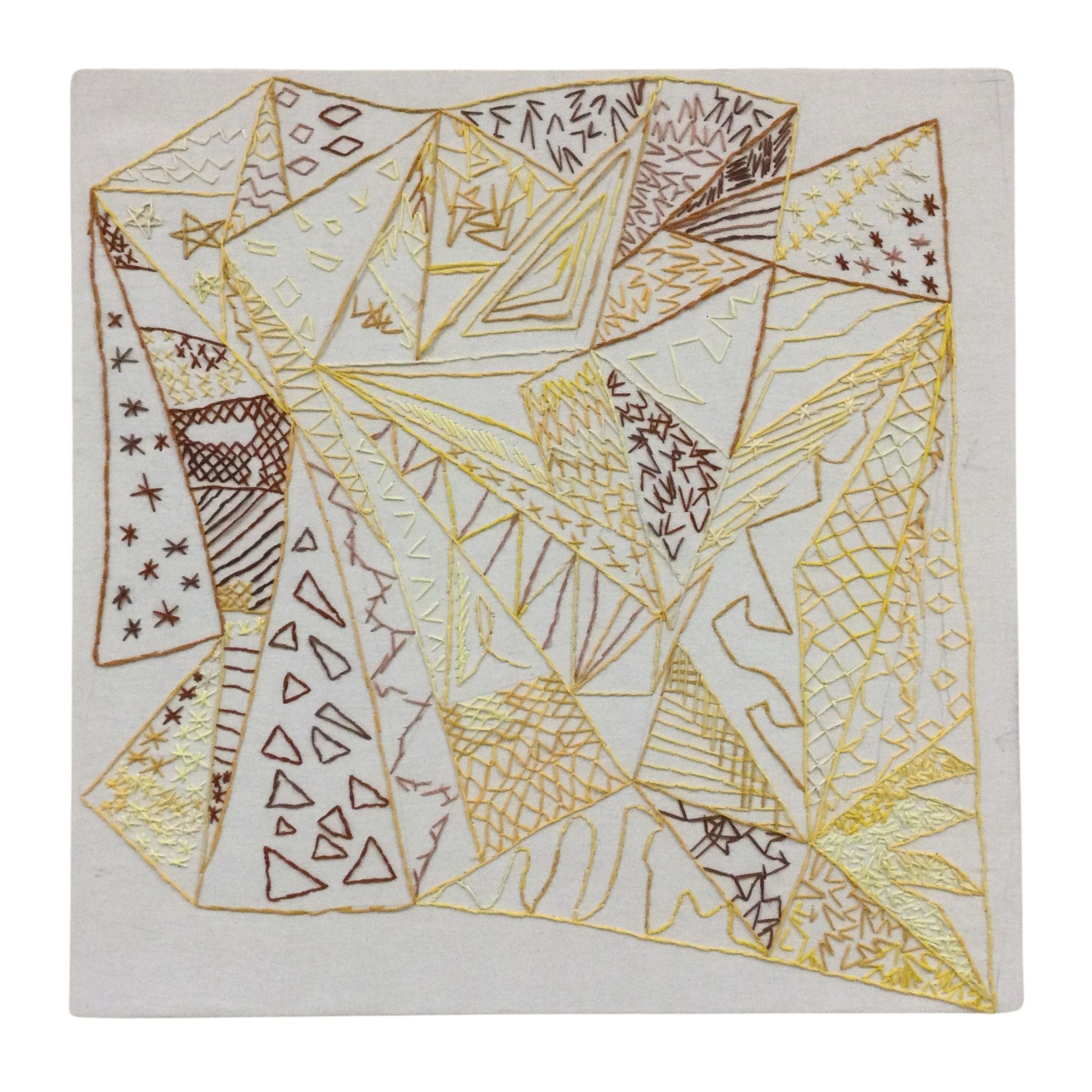 Golden To The Touch 20 x 20 Mixed Media by Dana W.