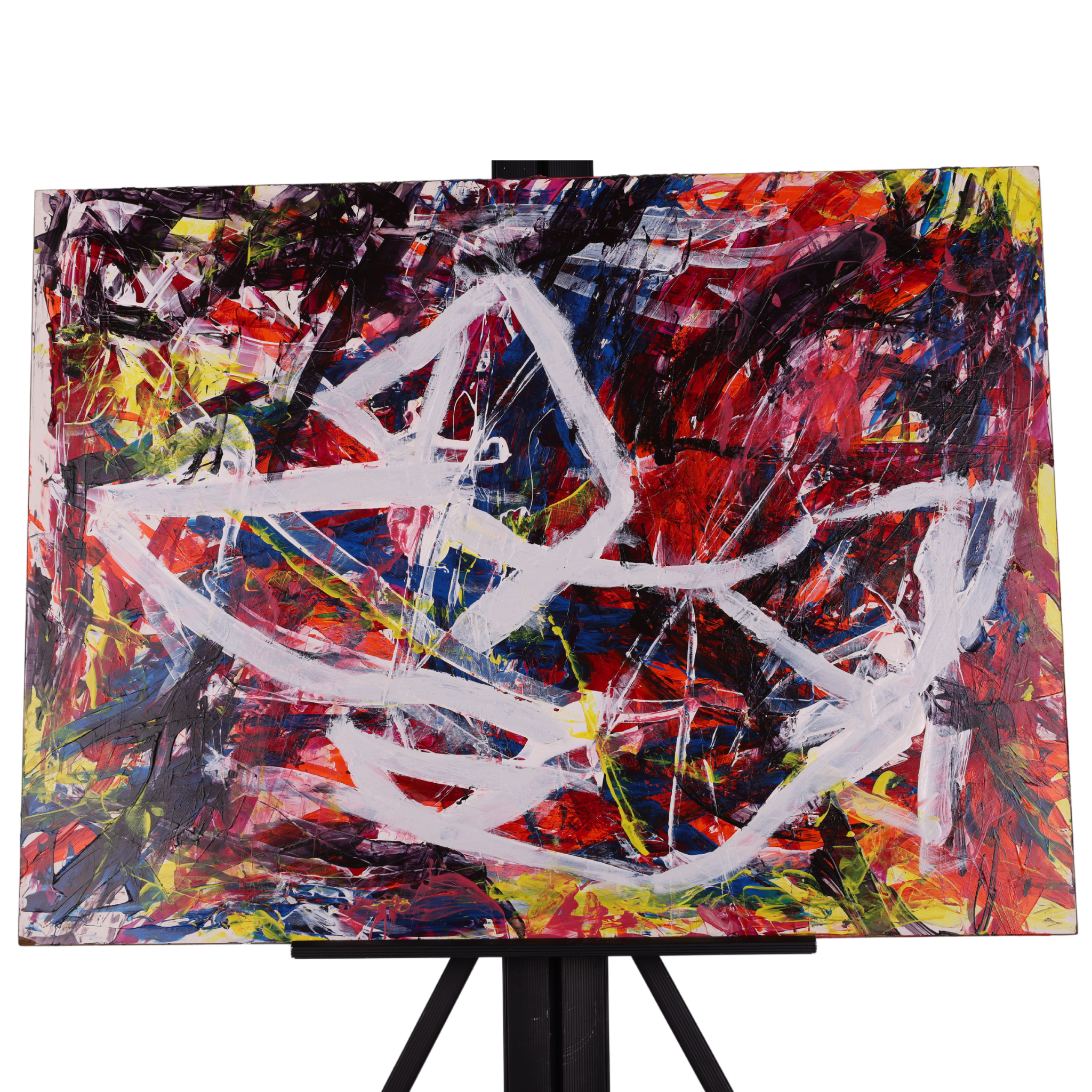 Graffiti Mystery 24 x 18 Painting by Jason H.
