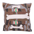 Load image into Gallery viewer, Hand-Drawn Bone 15 x 15 Throw Pillow by Alan K.