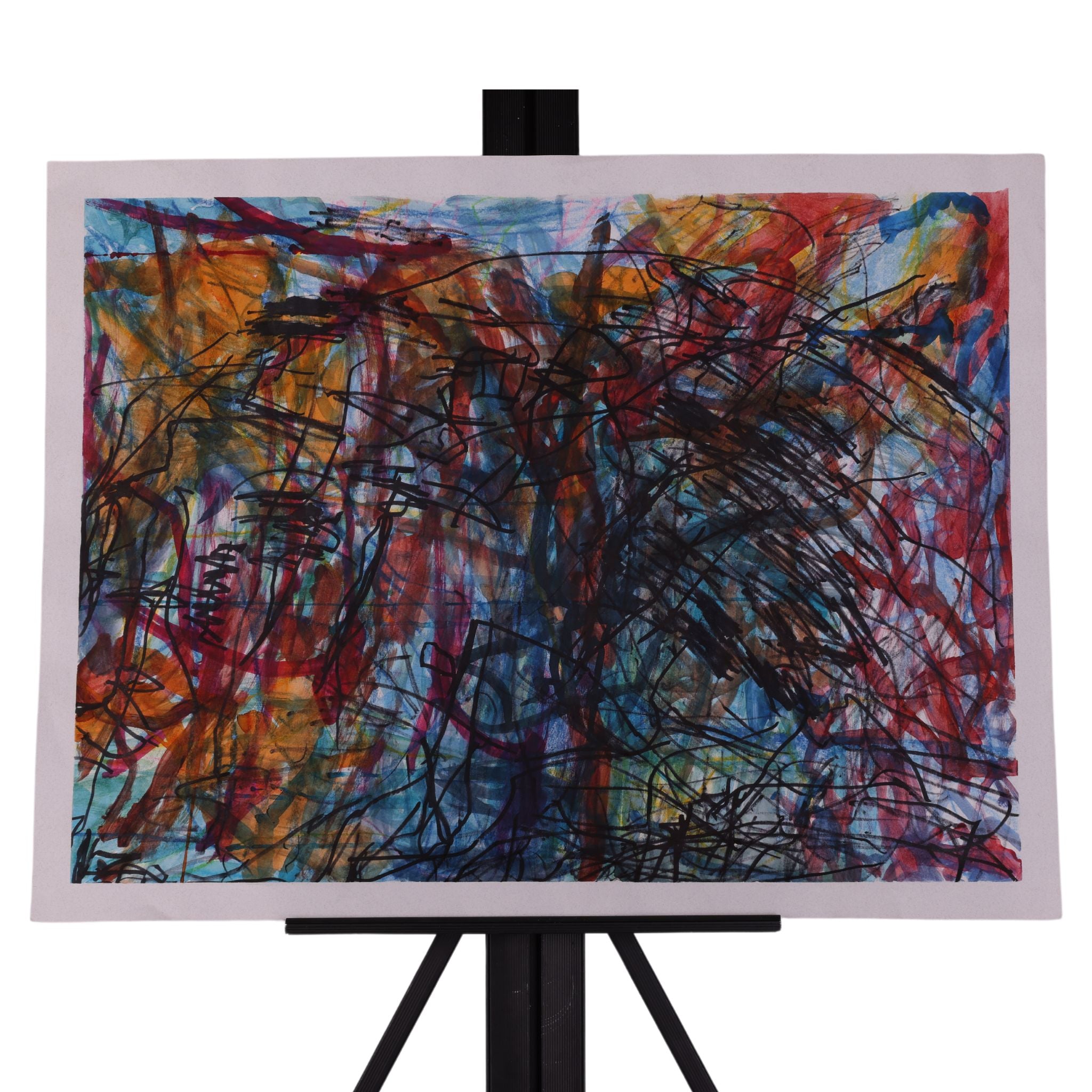 Lost Minds 25 x 19 Mixed Media by Jason H.