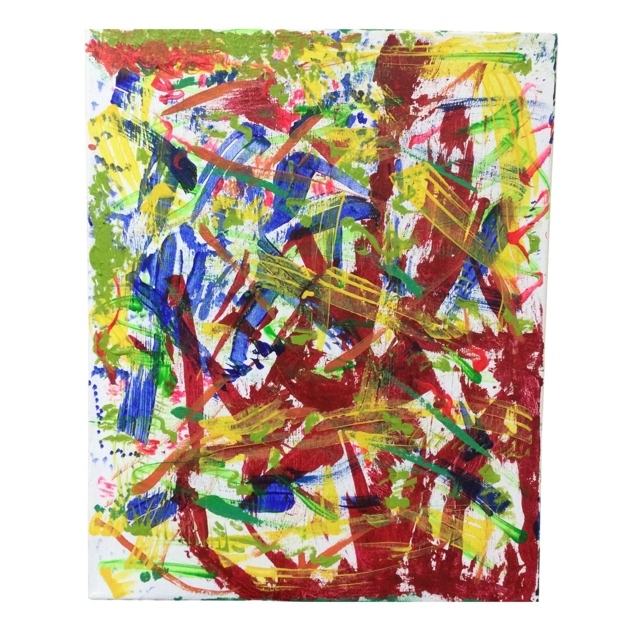 Marking Scribbles 16x20 Painting by Sean M.