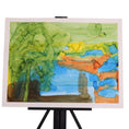 Load image into Gallery viewer, Peruvian Lake 23 x 17 Painting by Donald H.