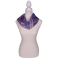 Load image into Gallery viewer, Pink, Purple, Blue 35 x 35 Scarf by Crystal M.
