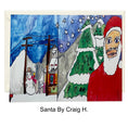 Load image into Gallery viewer, Santa Holiday Greeting Cards - Set of 6