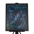 Load image into Gallery viewer, Scatter Lines 22 x 18 Painting by Chris G.