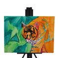 Load image into Gallery viewer, Tiger 14 x 11 Painting by Sharen G.
