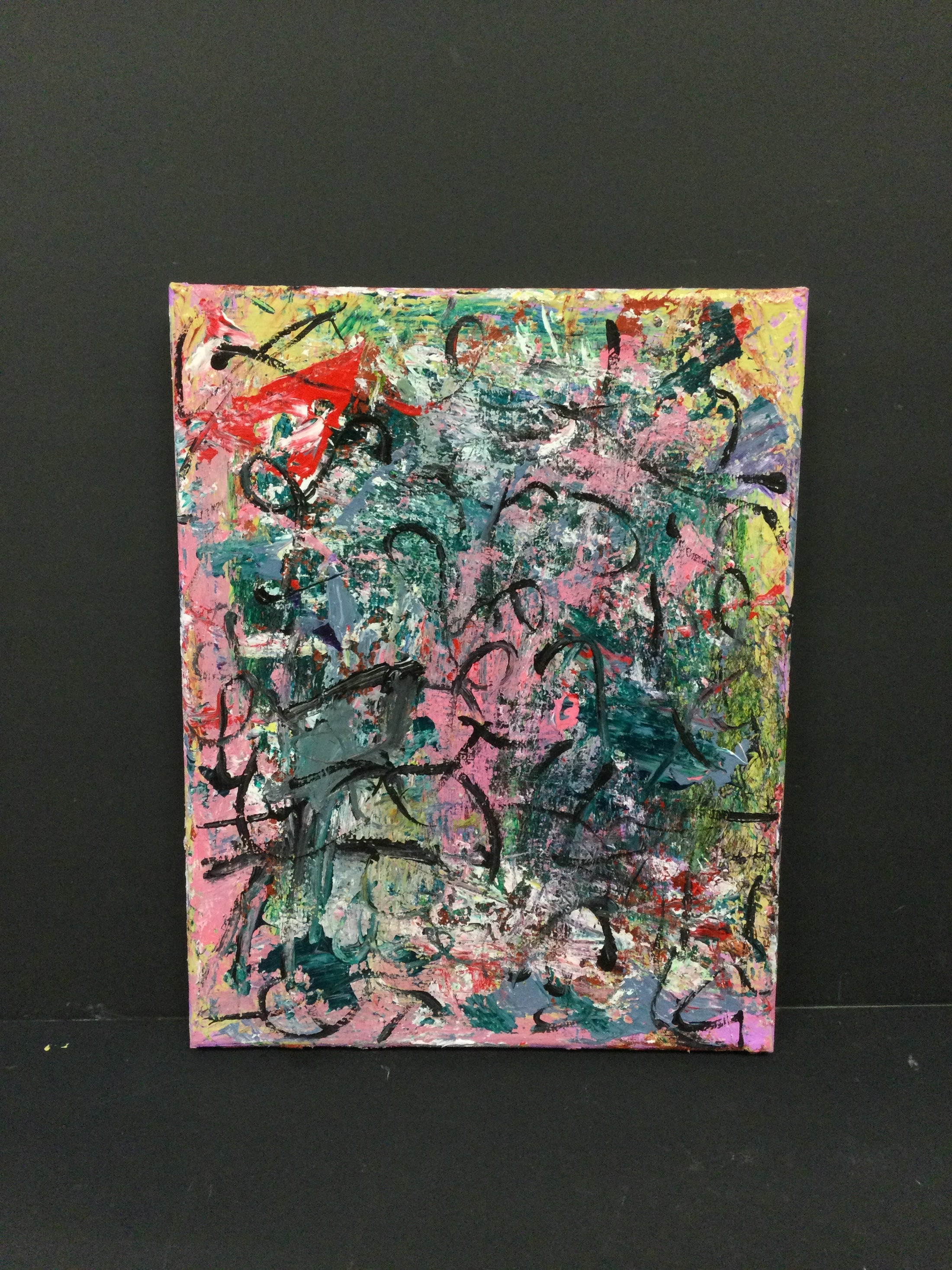 Graffiti, My Way! 11x14 Painting by Tonichelle M.