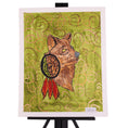 Load image into Gallery viewer, Wolf Dream Catcher 14 x 18 Mixed Media by Alan K.