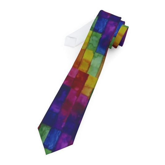 Stained Glass By Sharen G. Printed Necktie