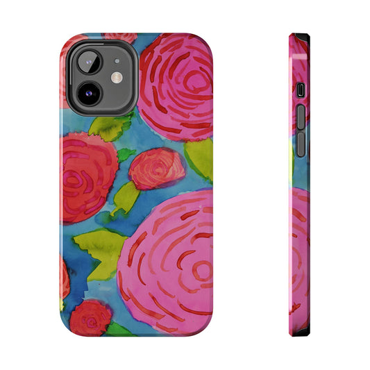 Spring Garden Roses By Chantale H. Tough Phone Cases