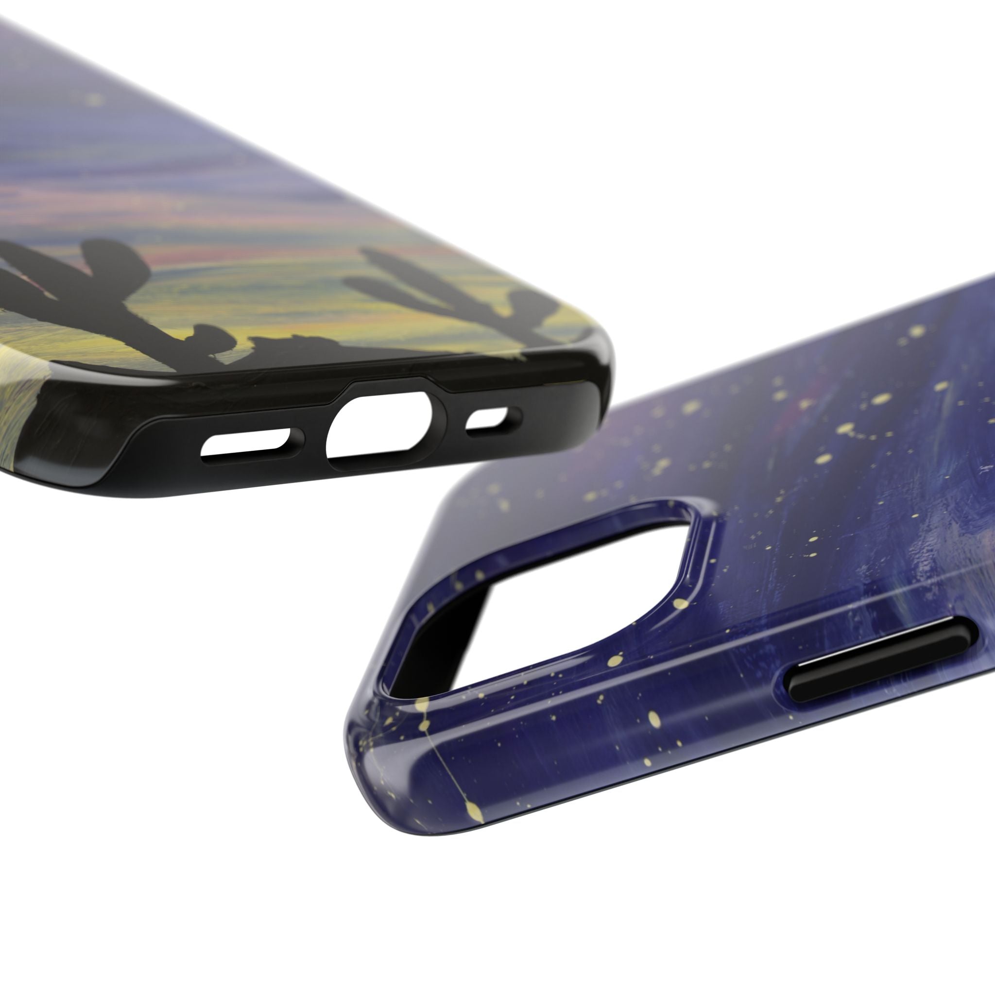 Colorful Oasis Desert by Bonnie M. Tough Phone Cases