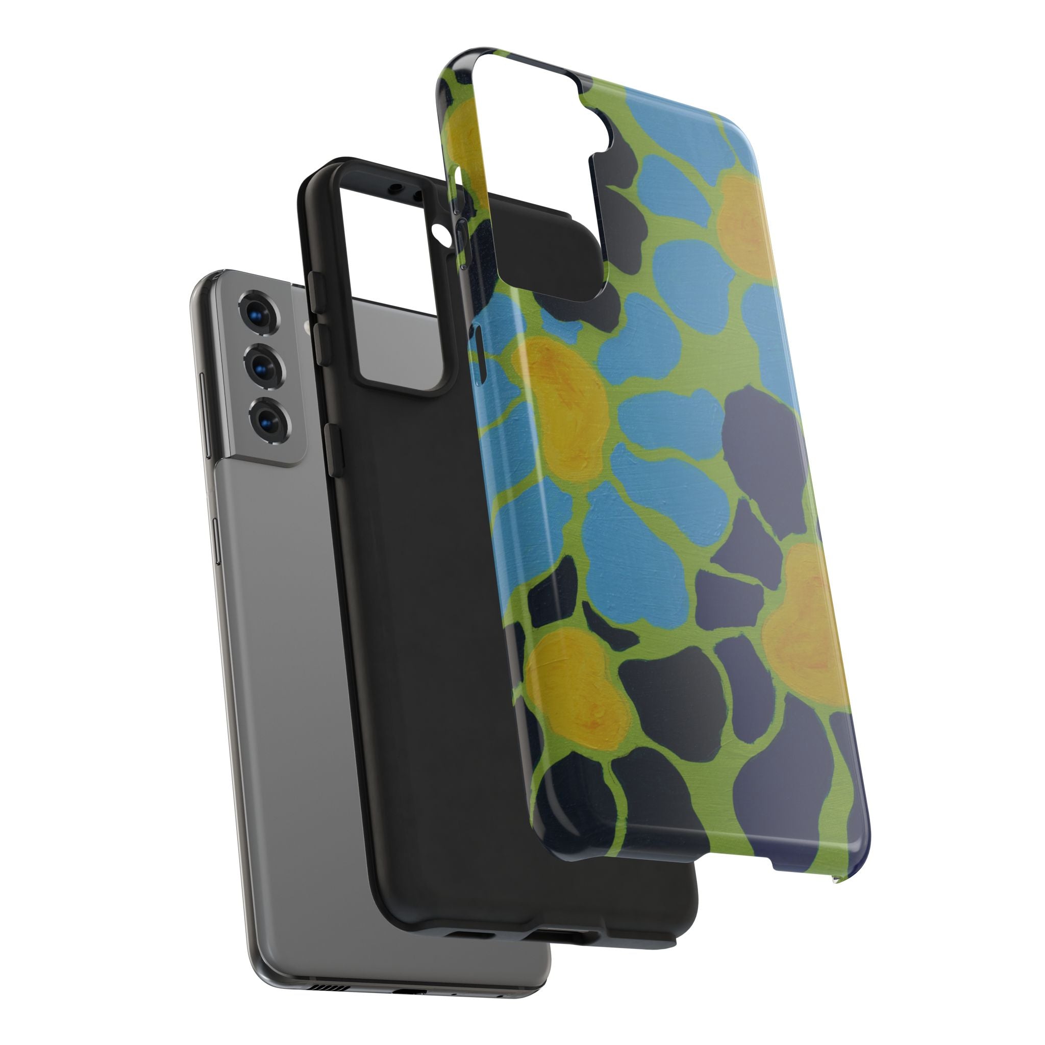 Blue Flowers By Kalei S. Tough Phone Cases