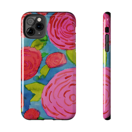 Spring Garden Roses By Chantale H. Tough Phone Cases