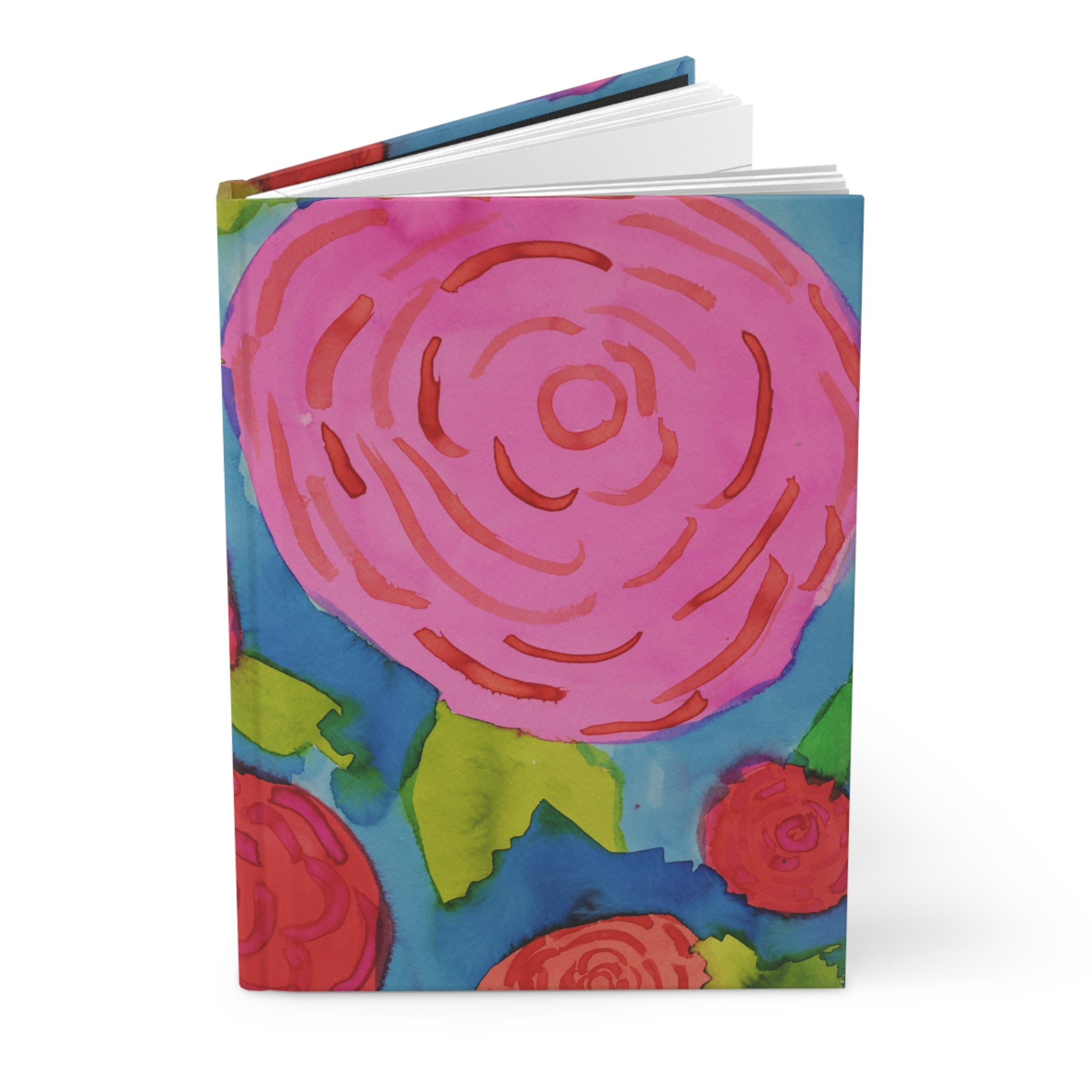 Spring Garden Roses By Chantale H. Matte Hardcover Journal