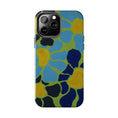 Load image into Gallery viewer, Blue Flowers By Kalei S. Tough Phone Cases
