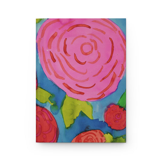 Spring Garden Roses By Chantale H. Matte Hardcover Journal