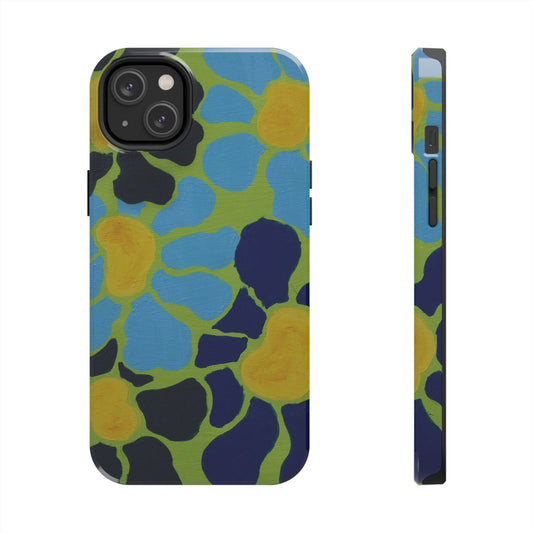 Blue Flowers By Kalei S. Tough Phone Cases