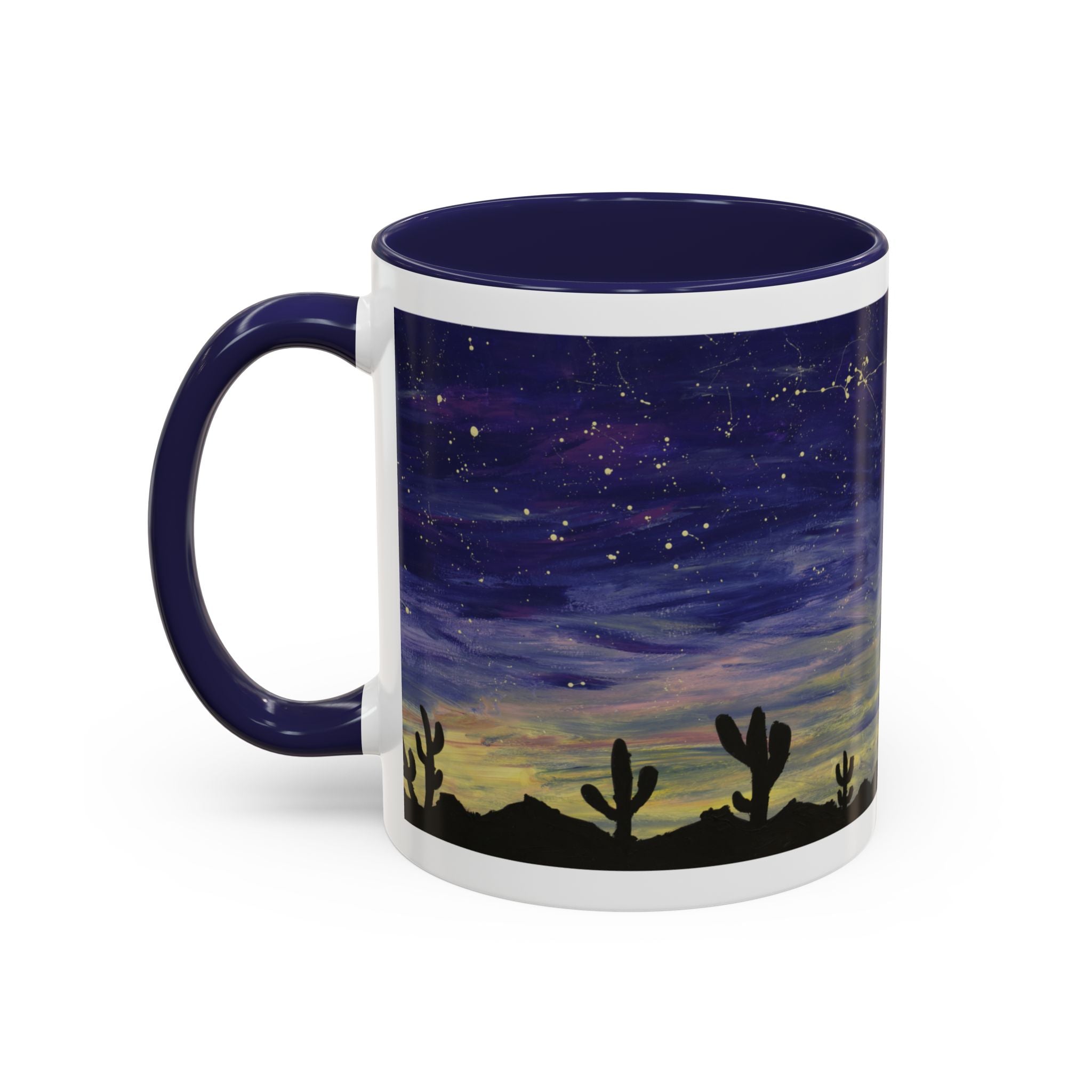Colorful Oasis Desert By Bonnie M. Accent Coffee Mug