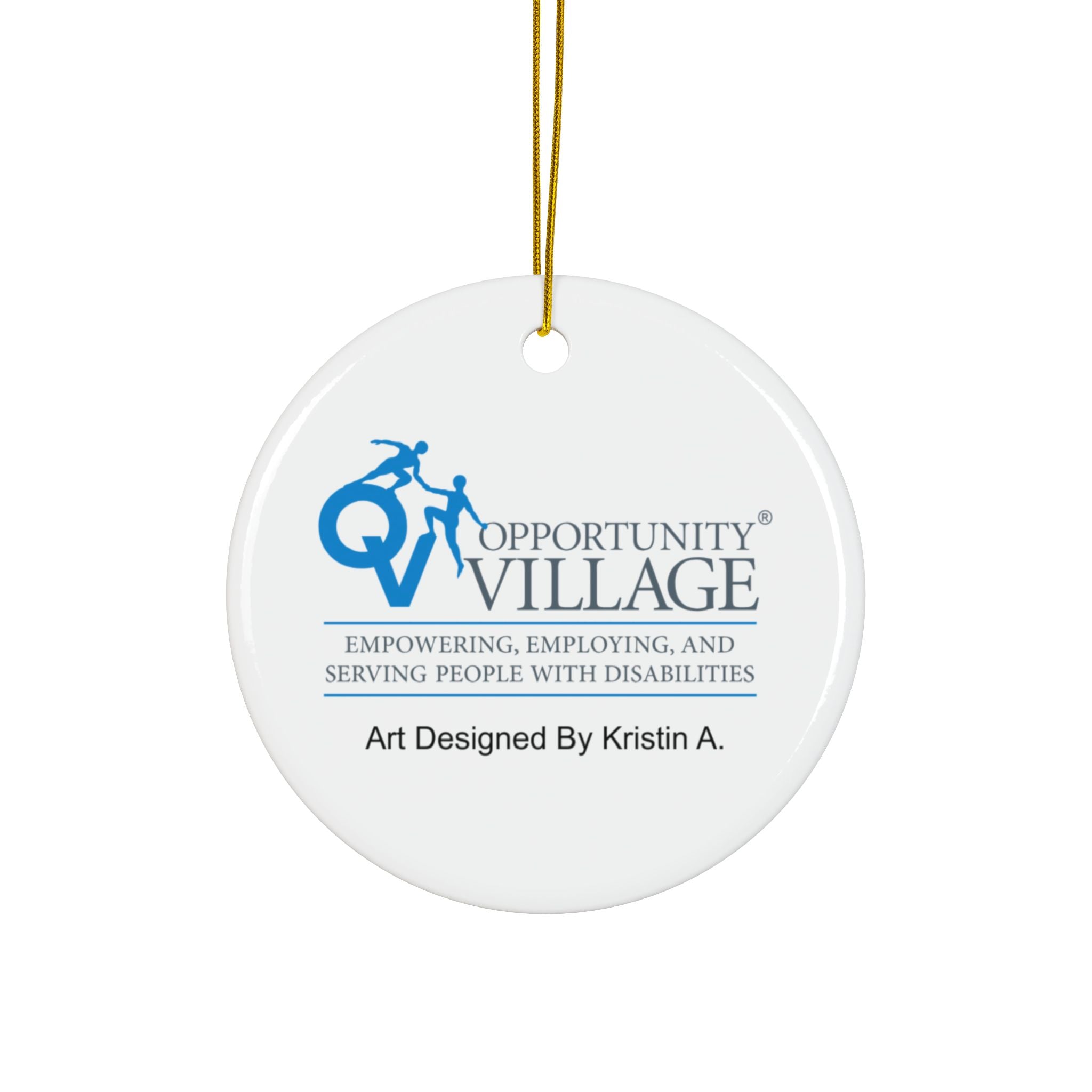 Joey Nutcracker by Kristin A. Decorative Ceramic Ornament