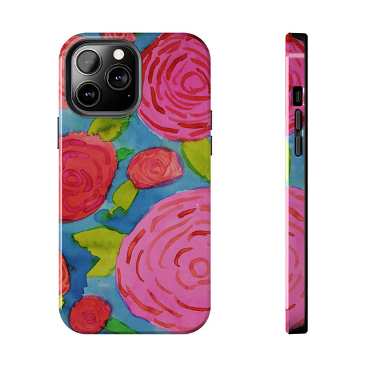 Spring Garden Roses By Chantale H. Tough Phone Cases