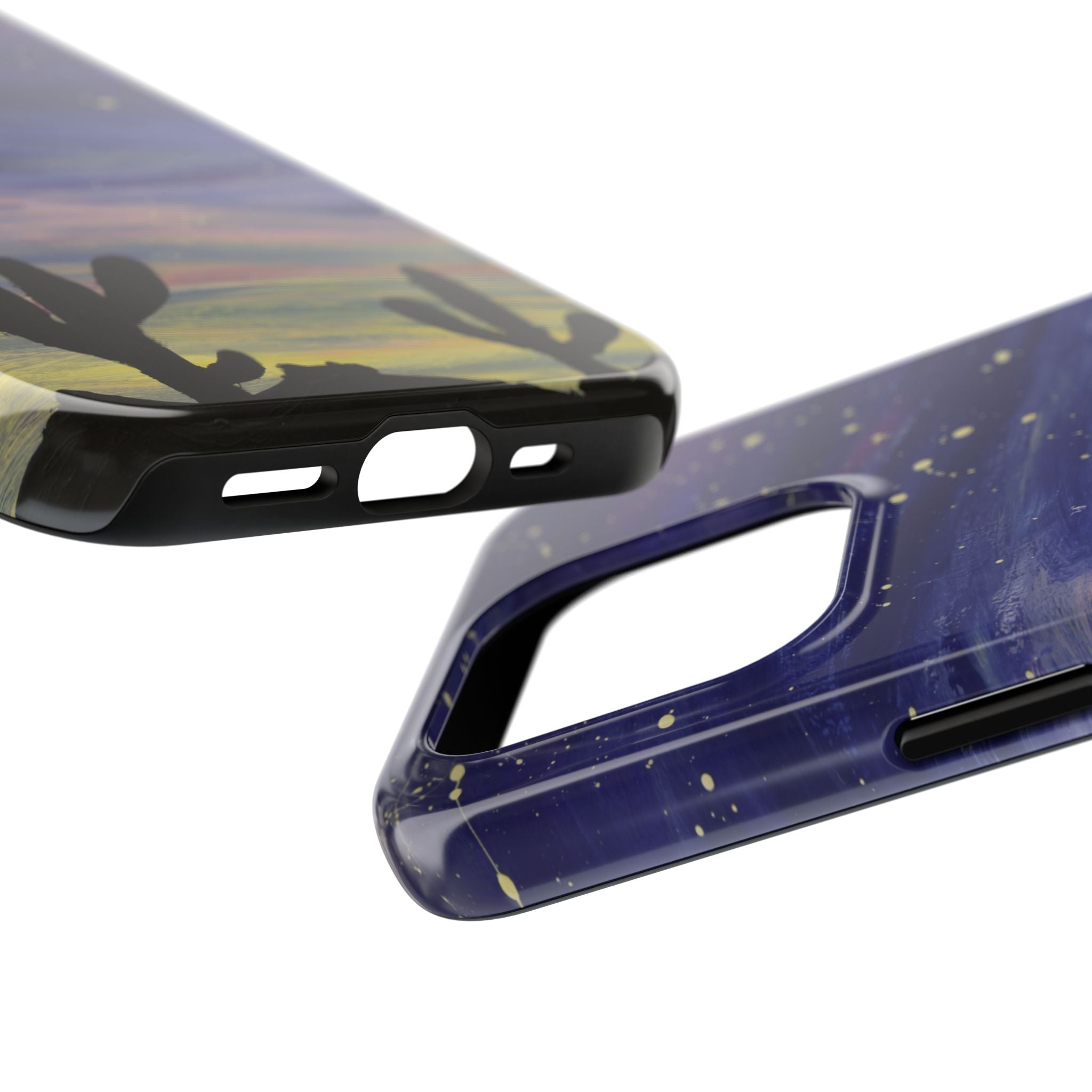 Colorful Oasis Desert by Bonnie M. Tough Phone Cases