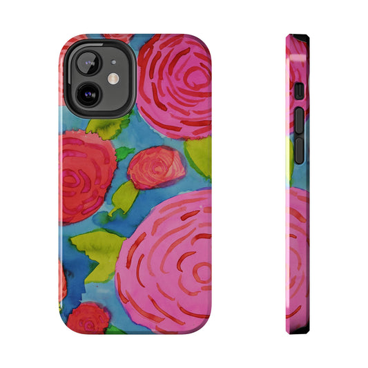 Spring Garden Roses By Chantale H. Tough Phone Cases